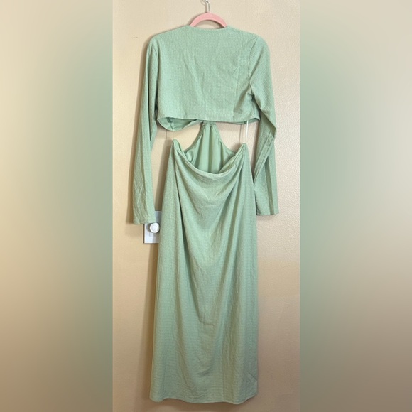 Fourteen Place/Nordstrom Sol Cutout Midi Dress Size Large - Picture 4 of 4